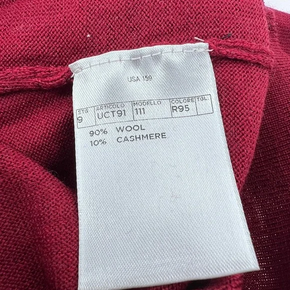 Ermenegildo Zegna Mens Wool Cashmere Crewneck Sweater XL 54 lightweight